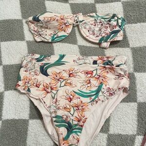 Monday Swimwear Pink Bikini Set